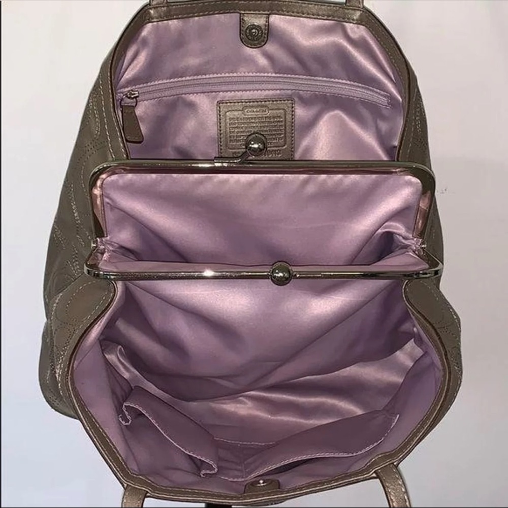 Coach A1276-F19413 Satchel in Bronze Leather - Picture 11 of 16